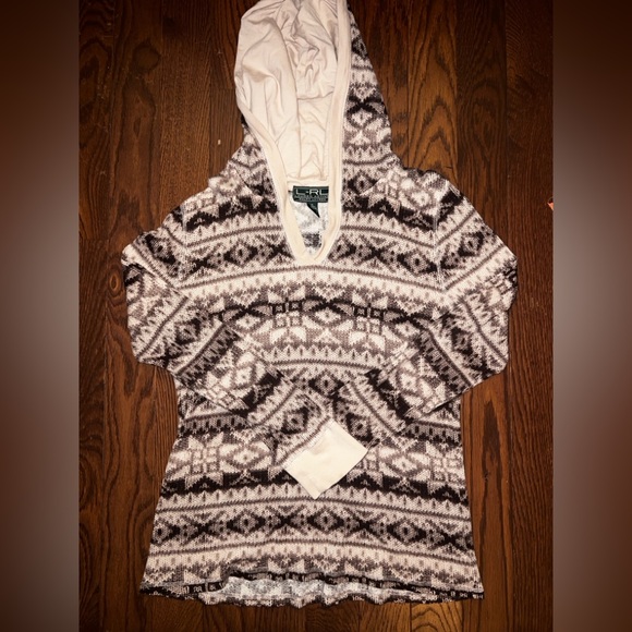 Laurent Active by Ralph Lauren Vintage Pattern Long sleeve Woman’s Size XL - Picture 3 of 5